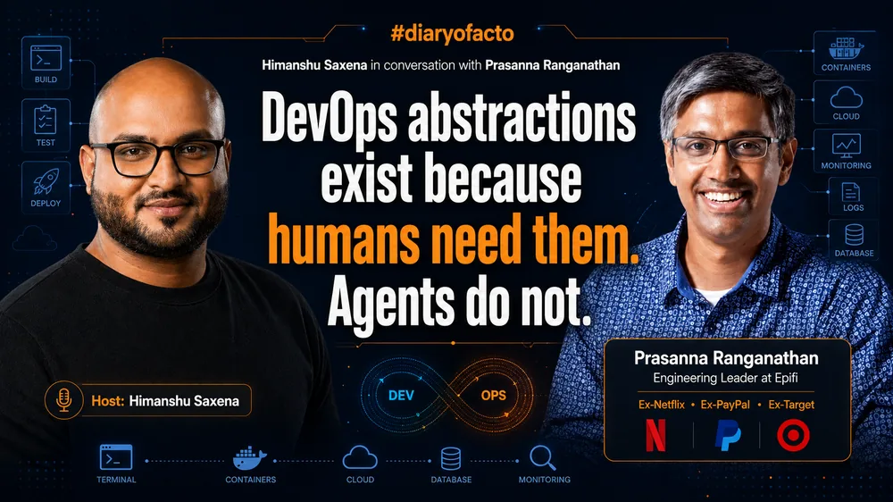 DevOps Abstractions Exist Because Humans Need Them. Agents Do Not.